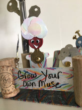 Destash: Mixed Media Muse Garden Assemblage Kit 45+ Pieces